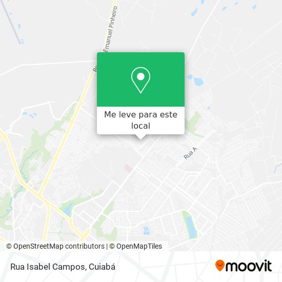 Rua Isabel Campos mapa