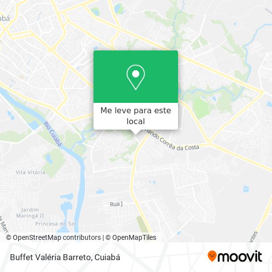 Buffet Valéria Barreto mapa