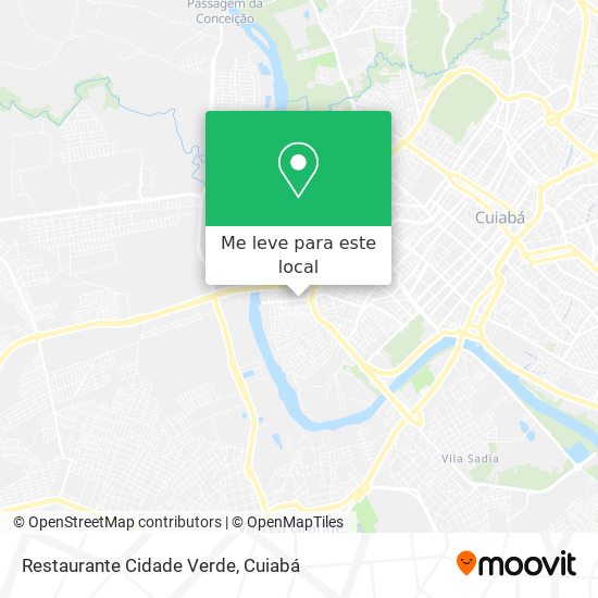 Restaurante Cidade Verde mapa