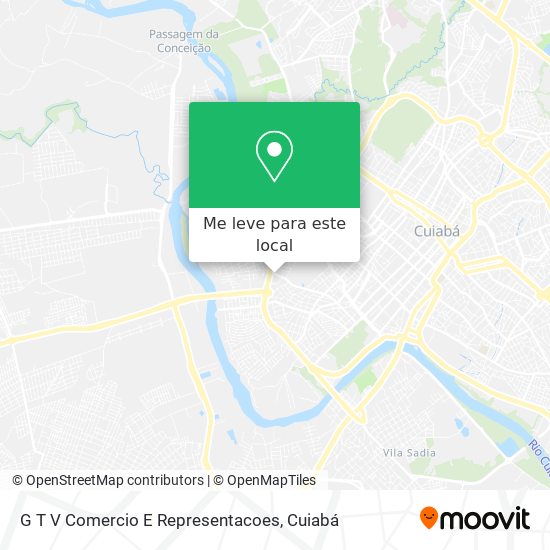 G T V Comercio E Representacoes mapa