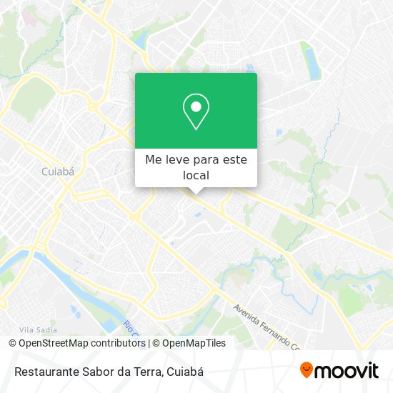 Restaurante Sabor da Terra mapa