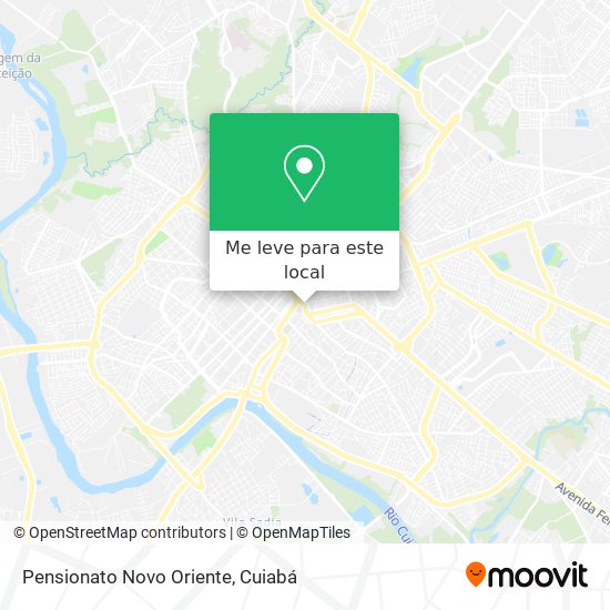 Pensionato Novo Oriente mapa