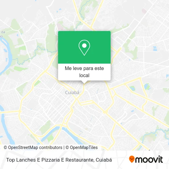 Top Lanches E Pizzaria E Restaurante mapa