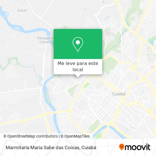 Marmitaria Maria Sabe das Coisas mapa