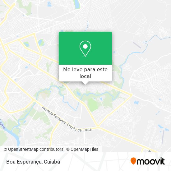 Boa Esperança mapa