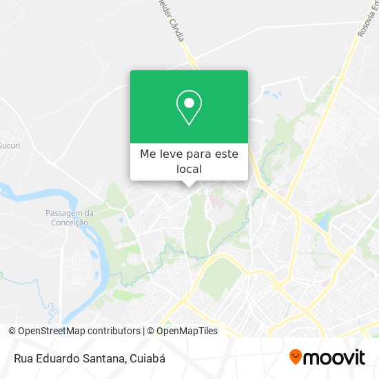 Rua Eduardo Santana mapa