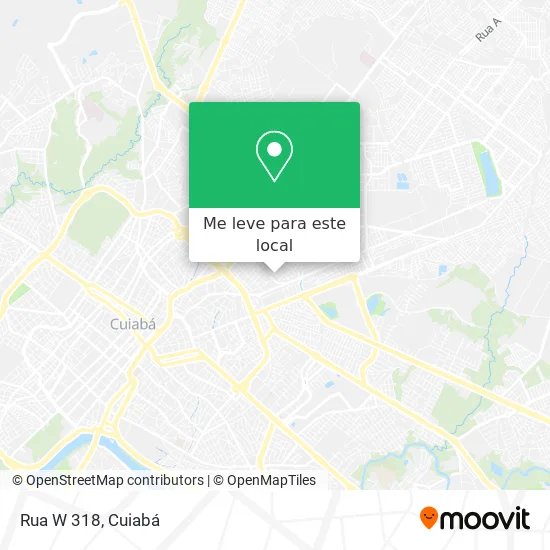 Rua W 318 mapa