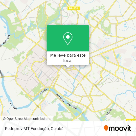 Redeprev MT Fundação mapa