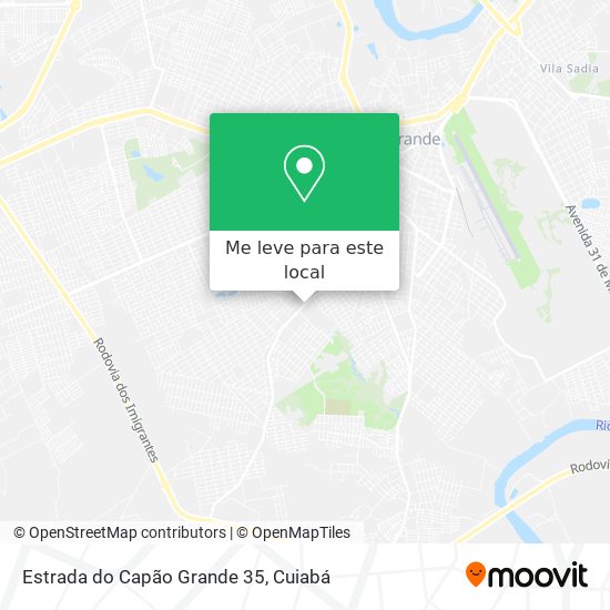 Estrada do Capão Grande 35 mapa