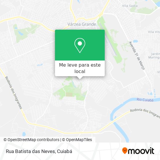 Rua Batista das Neves mapa
