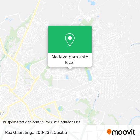 Rua Guaratinga 200-238 mapa