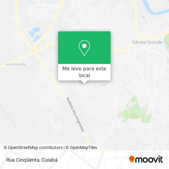 Rua Cinqüenta mapa
