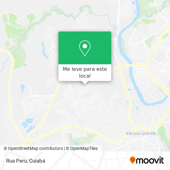 Rua Peru mapa