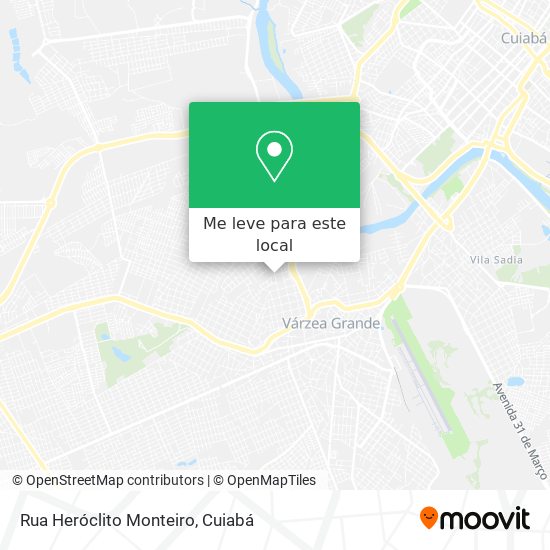 Rua Heróclito Monteiro mapa