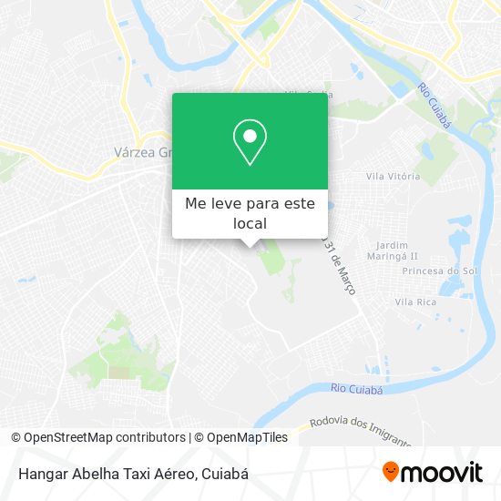 Hangar Abelha Taxi Aéreo mapa