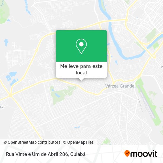 Rua Vinte e Um de Abril 286 mapa