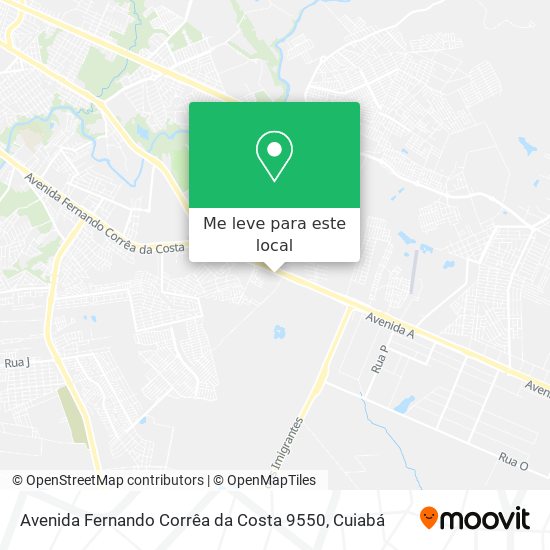 Avenida Fernando Corrêa da Costa 9550 mapa
