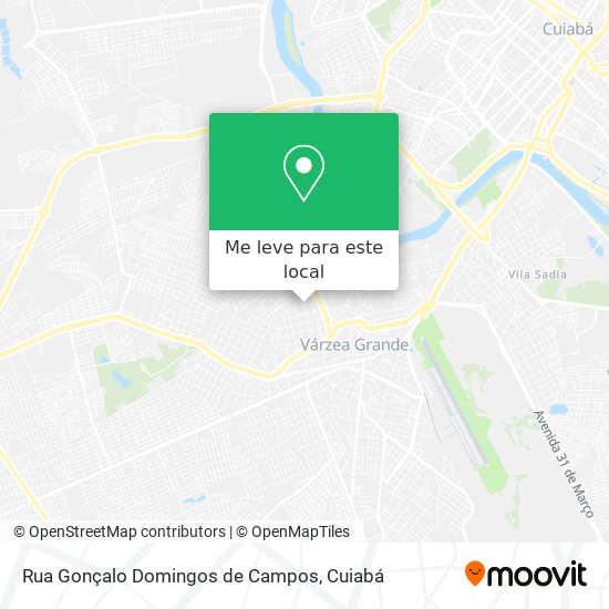Rua Gonçalo Domingos de Campos mapa