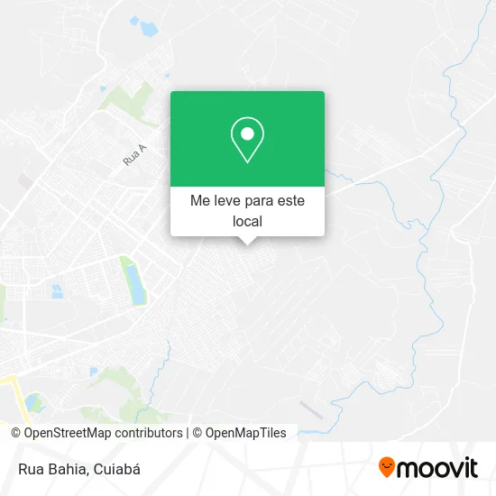 Rua Bahia mapa