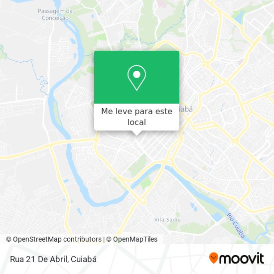 Rua 21 De Abril mapa