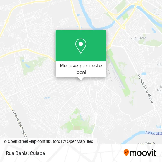 Rua Bahia mapa