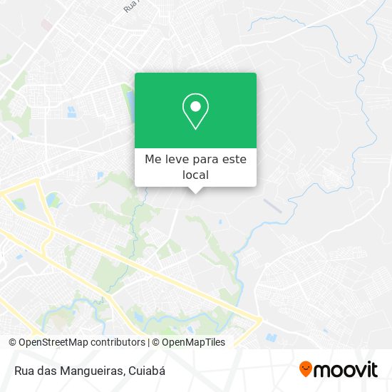 Rua das Mangueiras mapa