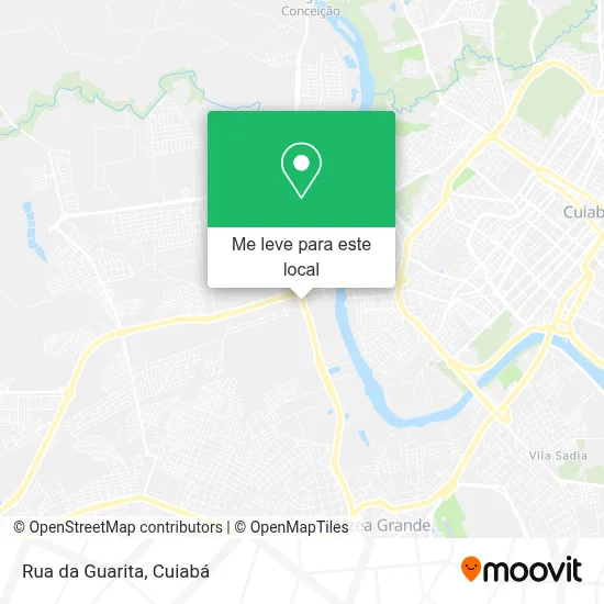 Rua da Guarita mapa