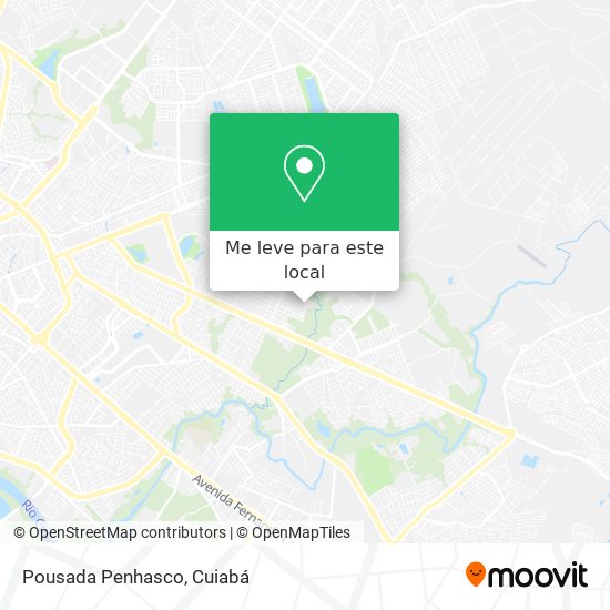 Pousada Penhasco mapa