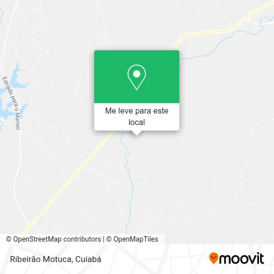 Ribeirão Motuca mapa