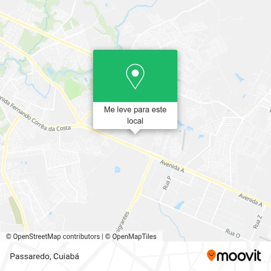 Passaredo mapa