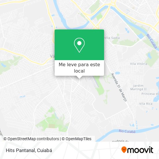Hits Pantanal mapa