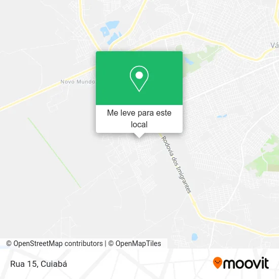Rua 15 mapa