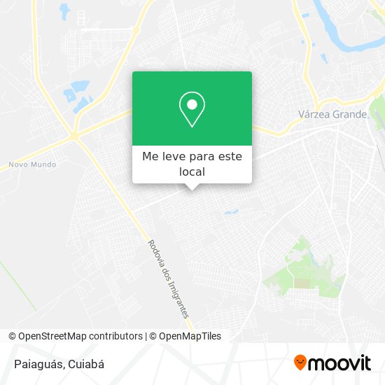 Paiaguás mapa