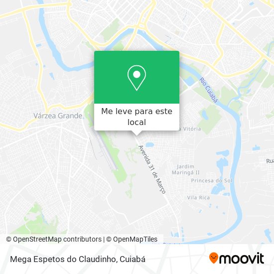 Mega Espetos do Claudinho mapa