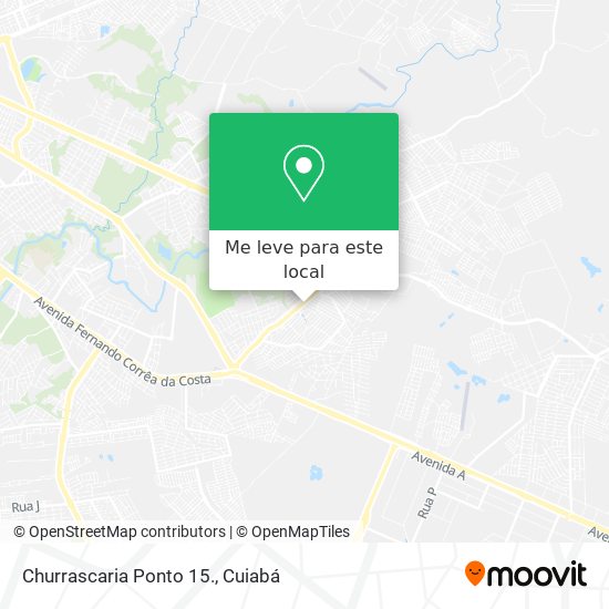 Churrascaria Ponto 15. mapa