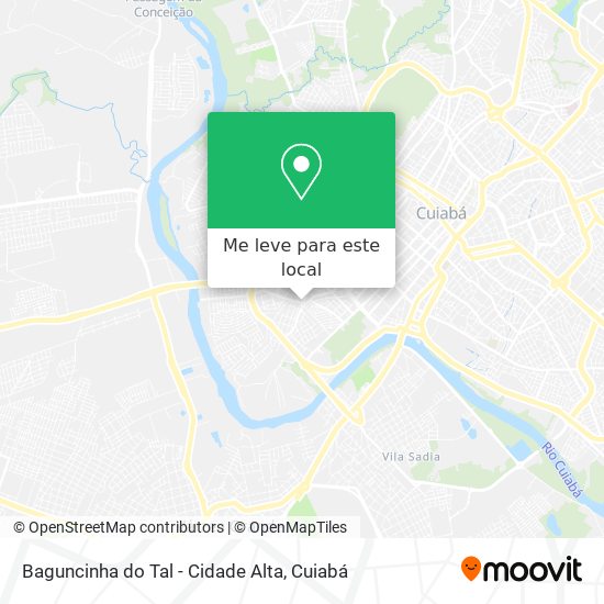 Baguncinha do Tal - Cidade Alta mapa