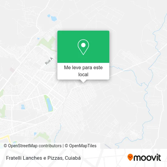 Fratelli Lanches e Pizzas mapa