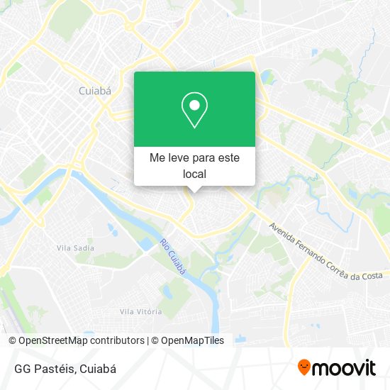 GG Pastéis mapa