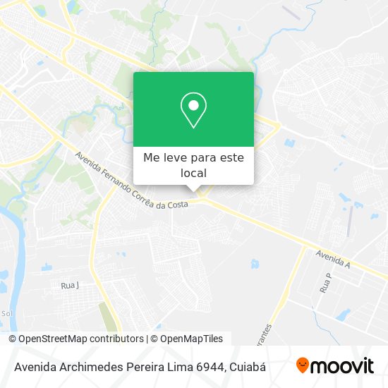 Avenida Archimedes Pereira Lima 6944 mapa