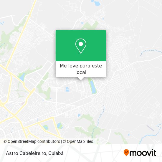 Astro Cabeleireiro mapa