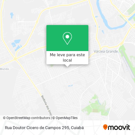 Rua Doutor Cícero de Campos 295 mapa