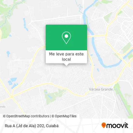Rua A (Jd de Ala) 202 mapa