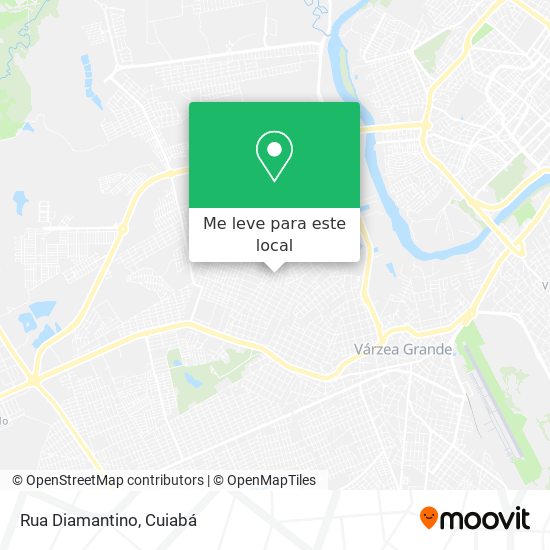 Rua Diamantino mapa