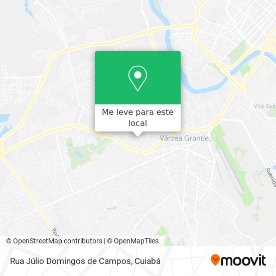 Rua Júlio Domingos de Campos mapa