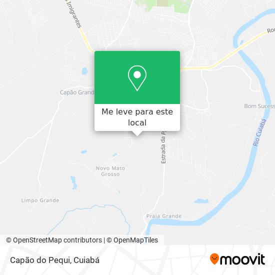 Capão do Pequi mapa