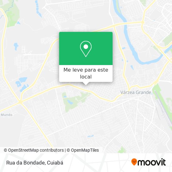 Rua da Bondade mapa