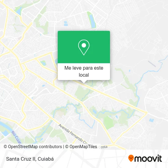 Santa Cruz II mapa