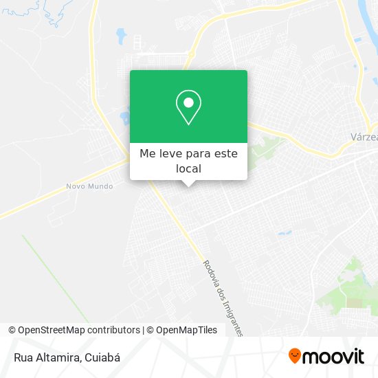 Rua Altamira mapa