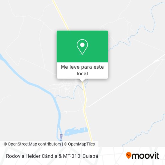 Rodovia Helder Cândia & MT-010 mapa