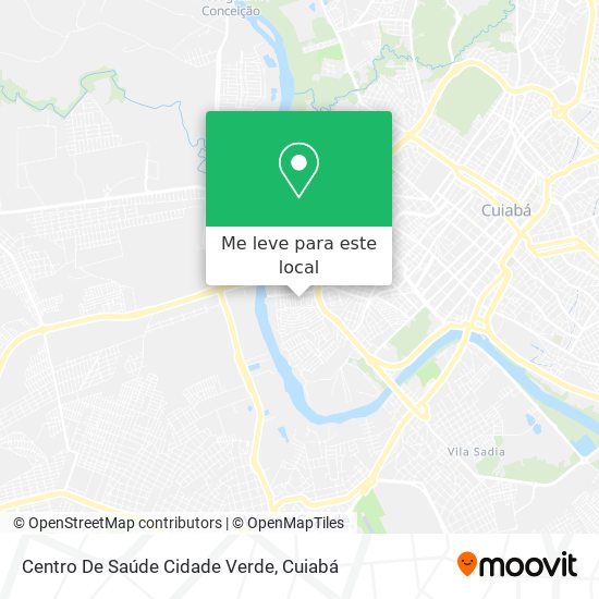 Centro De Saúde Cidade Verde mapa